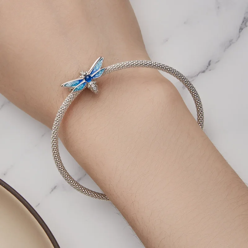 (zdjęcie do) Pandora Style Delikatna zawieszka w kształcie ważki - BSC859 - Wyświetl 6