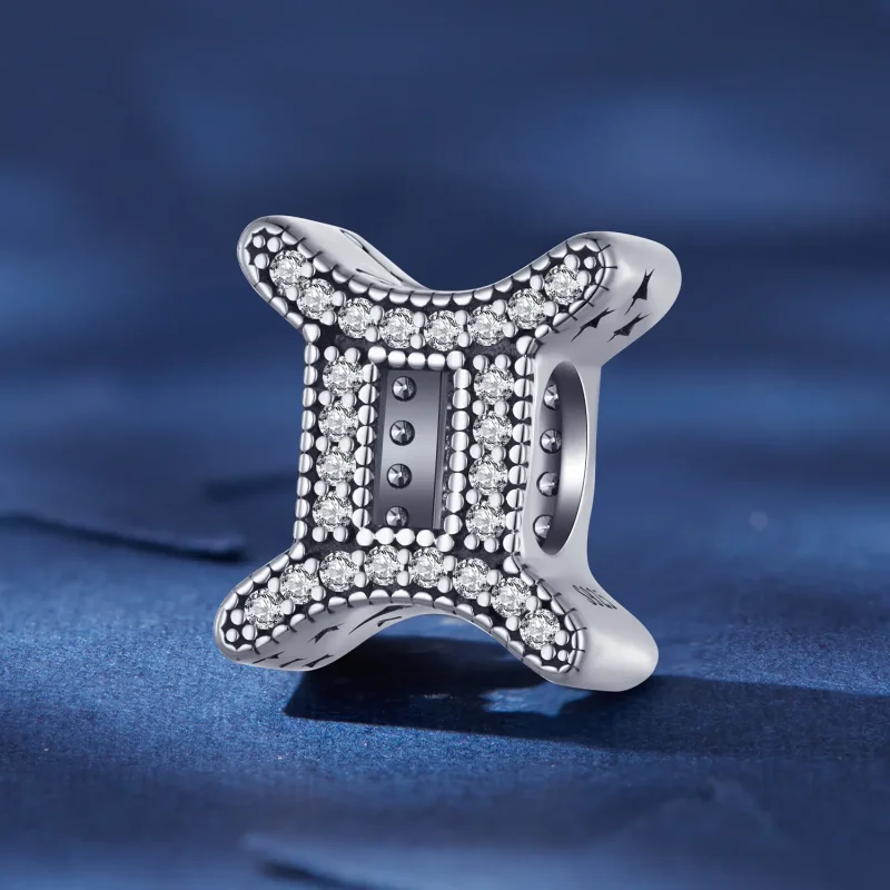 (zdjęcie do) Pandora Style Gemini Lucky Zodiac Charm - SCC2516-3 - Wyświetl 2