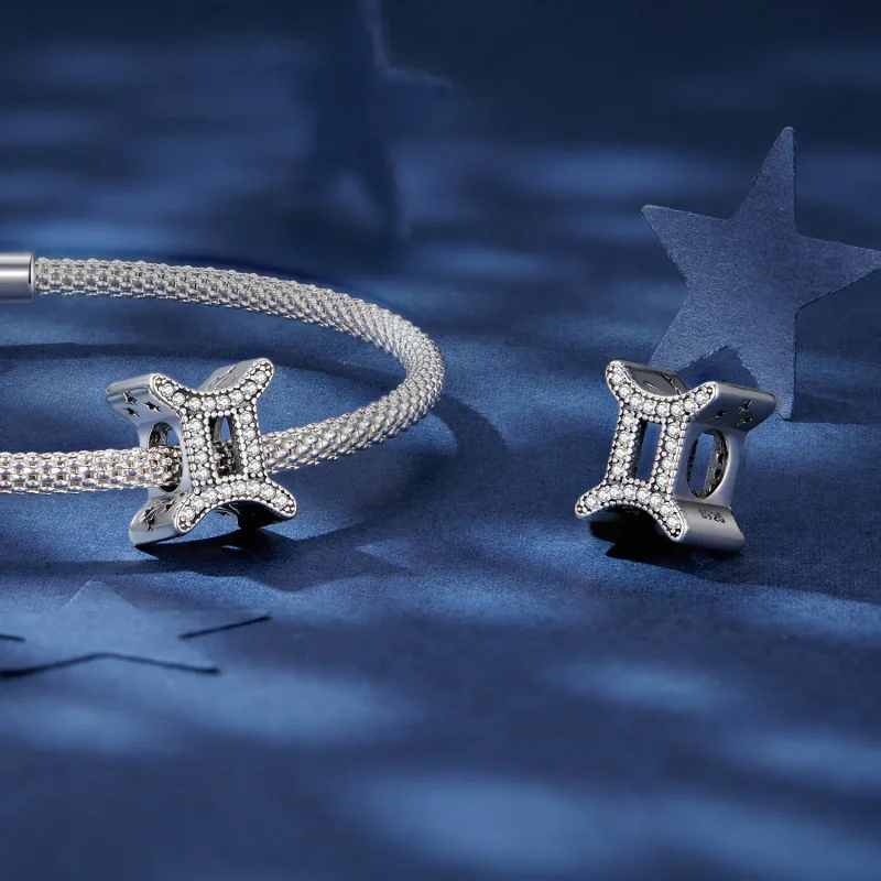 (zdjęcie do) Pandora Style Gemini Lucky Zodiac Charm - SCC2516-3 - Wyświetl 4