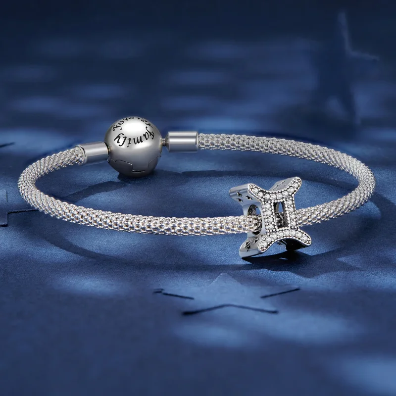 (zdjęcie do) Pandora Style Gemini Lucky Zodiac Charm - SCC2516-3 - Wyświetl 5