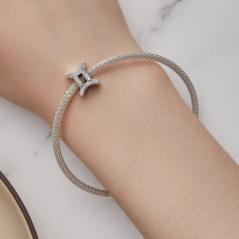 (zdjęcie do) Pandora Style Gemini Lucky Zodiac Charm - SCC2516-3 - Wyświetl 6