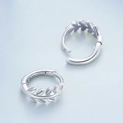 Pandora Style Kolczyki Hoops z Liśćmi - BSE500-A