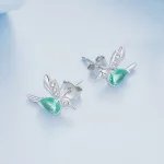 Pandora Style Kolczyki Stud z Kolibrem - BSE849