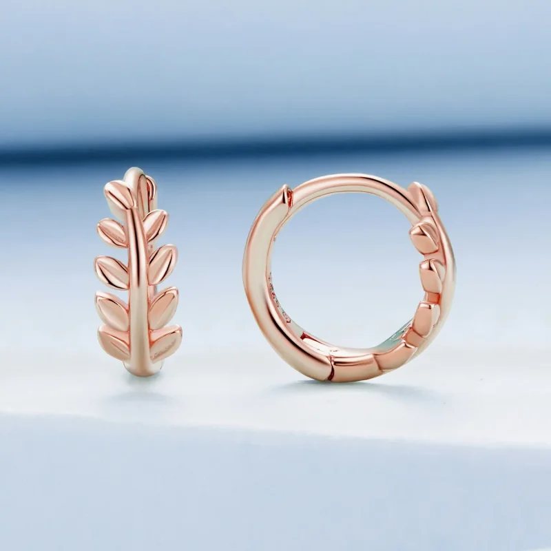 (zdjęcie do) Pandora Style Kolczyki z zawieszkami w kształcie liści - BSE500-C - Wyświetl 2