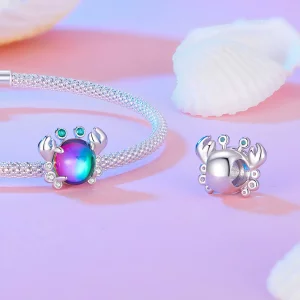 Pandora Style Kolorowy Wisiorek Kraba - BSC848