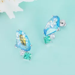 Pandora Style Lato Kolczyki z kamieniami głównymi - BSE839