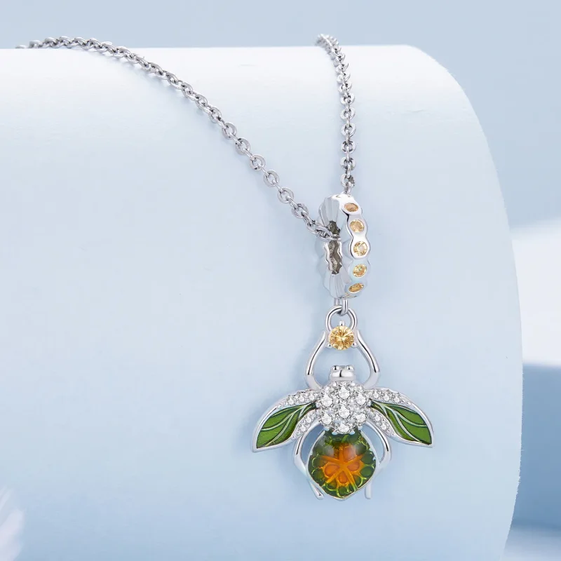 (zdjęcie do) Pandora Style Lemon Bee Pendant Charm - BSC882 - Wyświetl 2