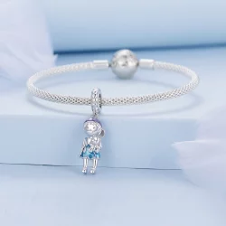 Pandora Style Mały Chłopiec Wisiorek Charm - BSC877