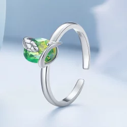 Pandora Style Mały Wąż Otwarty Pierścionek - BSR431