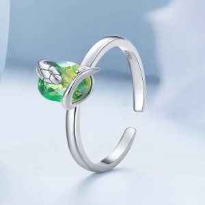 Pandora Style Mały Wąż Otwarty Pierścionek - BSR431
