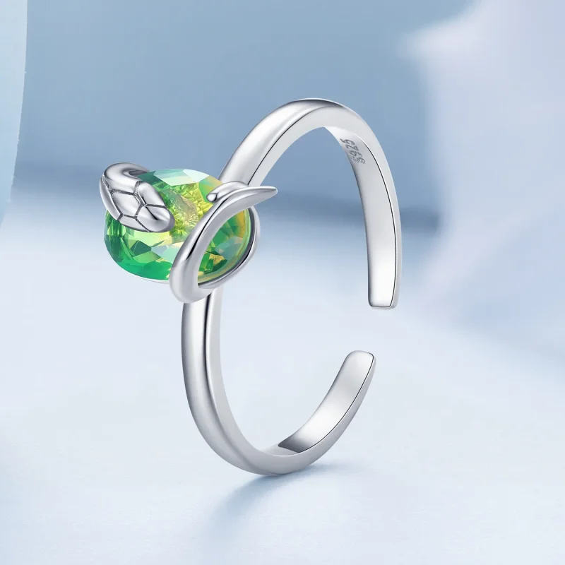 (zdjęcie do) Pandora Style Mały Wąż Otwarty Pierścionek - BSR431 - Wyświetl 2