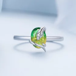 Pandora Style Mały Wąż Otwarty Pierścionek - BSR431