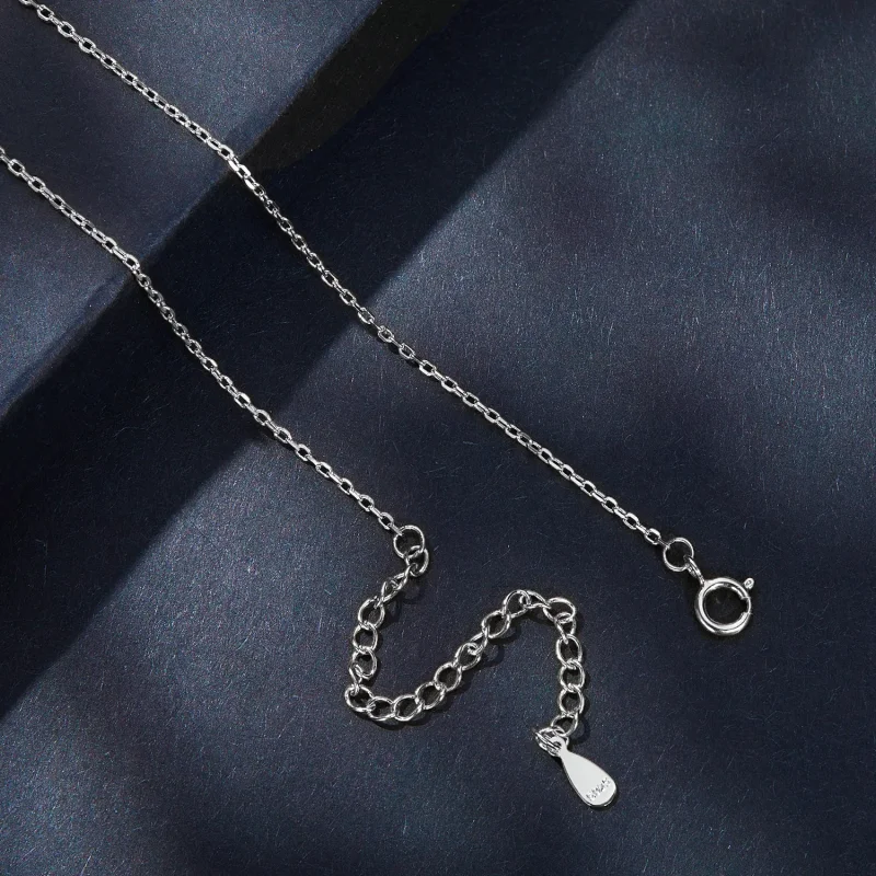 (zdjęcie do) Pandora Style Necklace z luksusowym Moissanite - MSN006-A - Wyświetl 5
