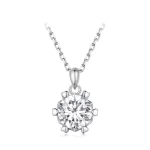 Pandora Style Necklace z luksusowym Moissanite - MSN006-A