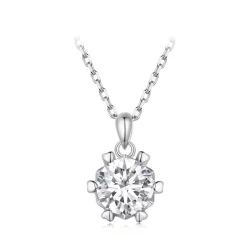 Pandora Style Necklace z luksusowym Moissanite - MSN006-A