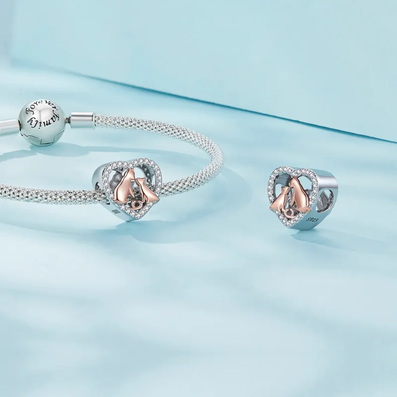 (zdjęcie do) Pandora Style Pocałuj Kotka Charm - SCC2517 - Wyświetl 4