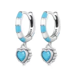 Pandora Style Serca W kształcie kolczyki na zawieszkach - SCE1594