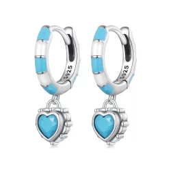 Pandora Style Serca W kształcie kolczyki na zawieszkach - SCE1594