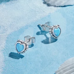 Pandora Style Serca w kształcie kolczyki-kolczyki - SCE1592