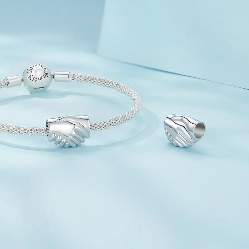 (zdjęcie do) Pandora Style Shake Hands Charm - SCC2521 - Wyświetl 4