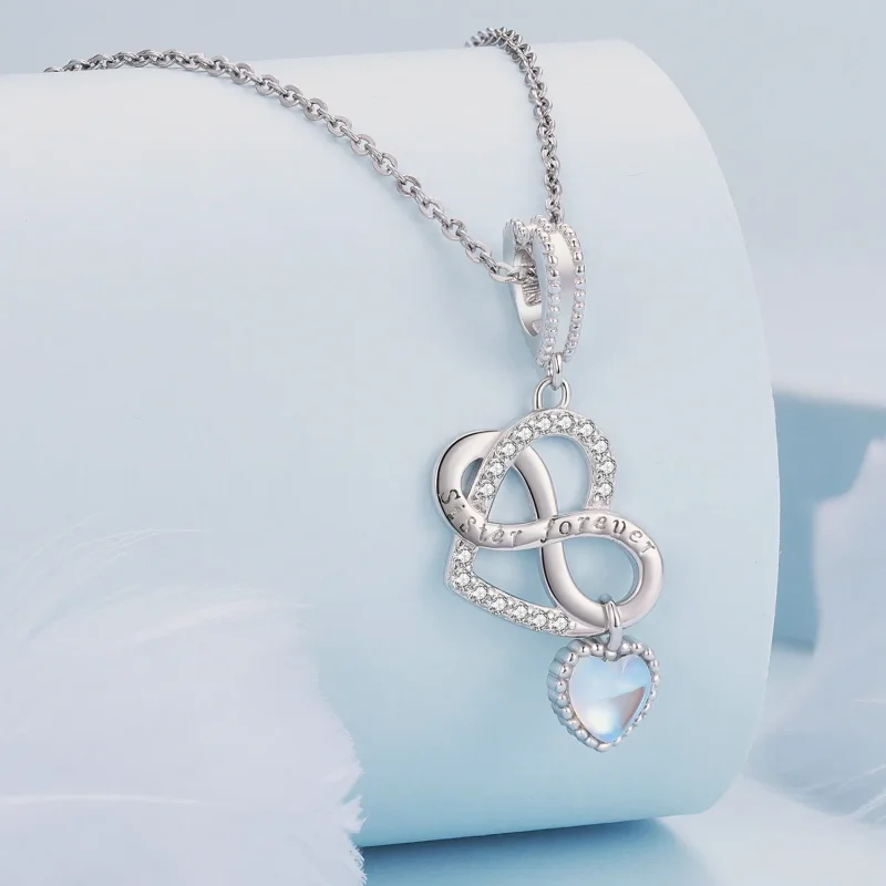 (zdjęcie do) Pandora Style Siostra Serce Wisiorek Charm - BSC860 - Wyświetl 2