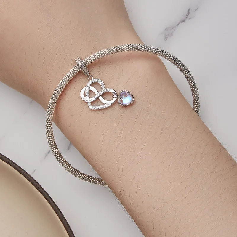 (zdjęcie do) Pandora Style Siostra Serce Wisiorek Charm - BSC860 - Wyświetl 5