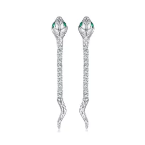 Pandora Style Spirit Snake Kolczyki sztuczne - BSE851