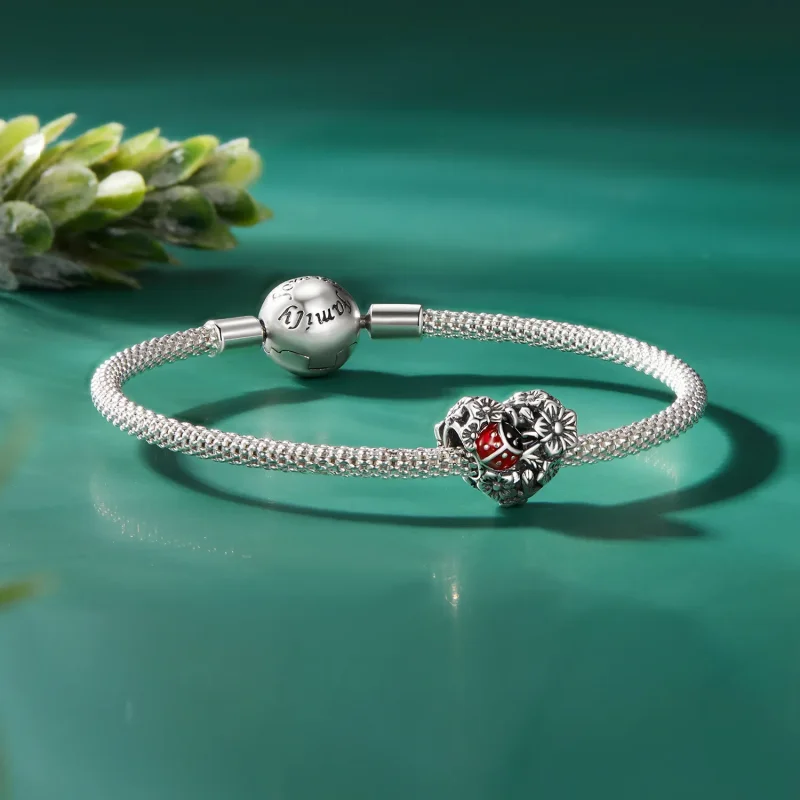 (zdjęcie do) Pandora Style Szczęśliwy Koniczek Charm - SCC2524 - Wyświetl 5