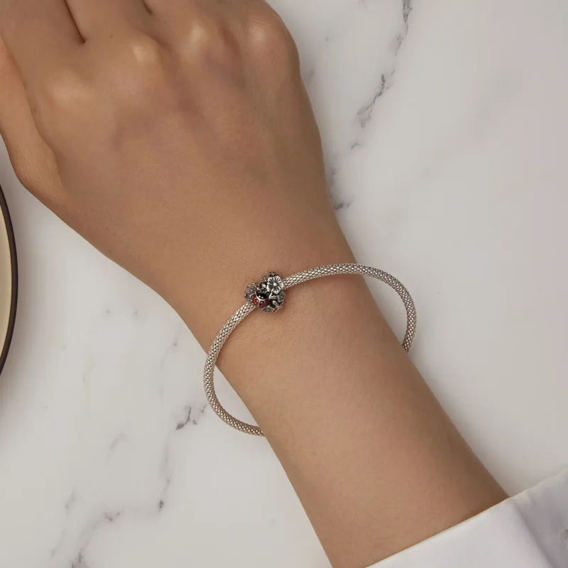 (zdjęcie do) Pandora Style Szczęśliwy Koniczek Charm - SCC2524 - Wyświetl 6