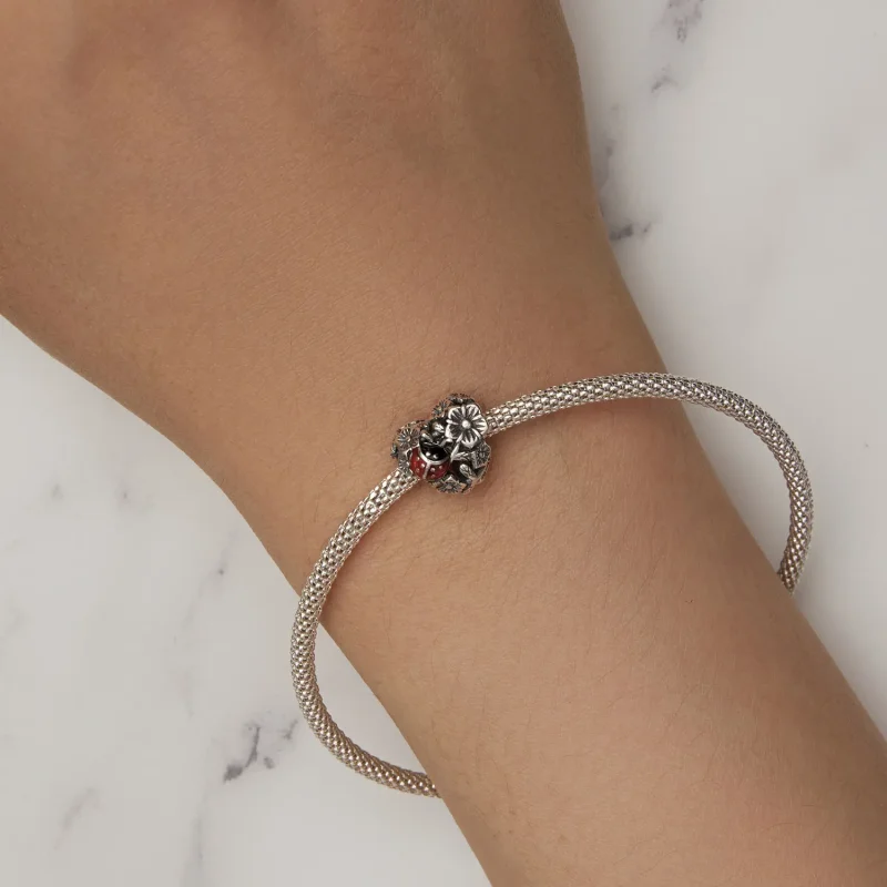(zdjęcie do) Pandora Style Szczęśliwy Koniczek Charm - SCC2524 - Wyświetl 7