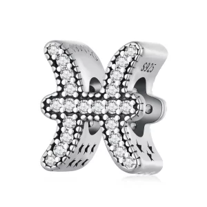 Pandora Style Szczęśliwy Zodiakalny Charm Ryby - SCC2516-11
