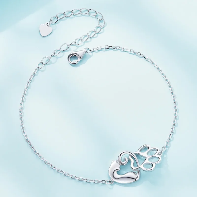 (zdjęcie do) Pandora Style Uroczy Bransoletka z Kotem - SCB253 - Wyświetl 3