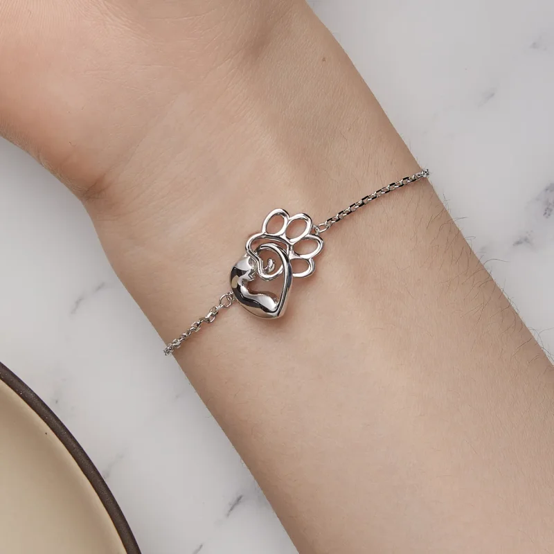 (zdjęcie do) Pandora Style Uroczy Bransoletka z Kotem - SCB253 - Wyświetl 6