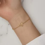 Pandora Style Uroczy Bransoletka Złota z Motywem Kociątka - SCB102-B