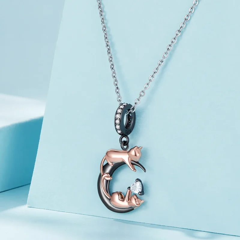 (zdjęcie do) Pandora Style Zawieszka z kotami - SCC2518 - Wyświetl 2
