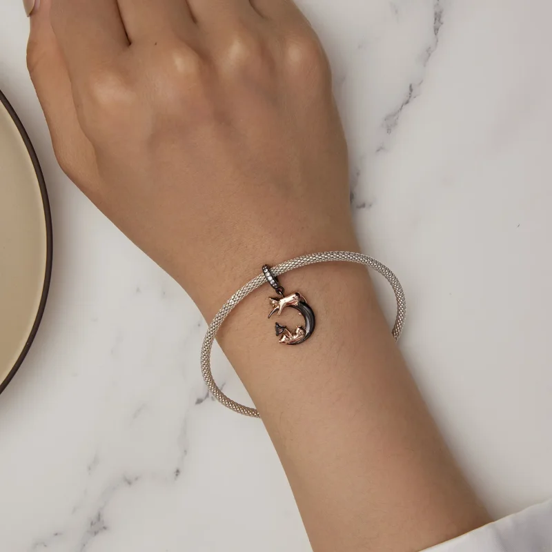 (zdjęcie do) Pandora Style Zawieszka z kotami - SCC2518 - Wyświetl 5