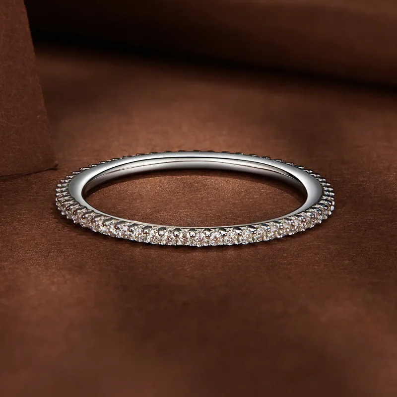 (zdjęcie do) Pierścień Moissanite w stylu Pandora - MSR027 - Wyświetl 3