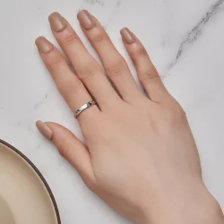 Pierścień w stylu Pandora z motywem wiosennego motyla - SCR932