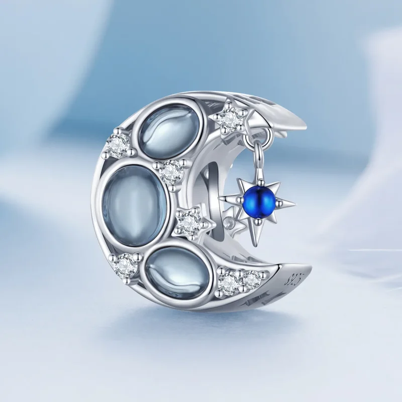 (zdjęcie do) Przepiękny charms w stylu Pandora z Księżycem - BSC872 - Wyświetl 2