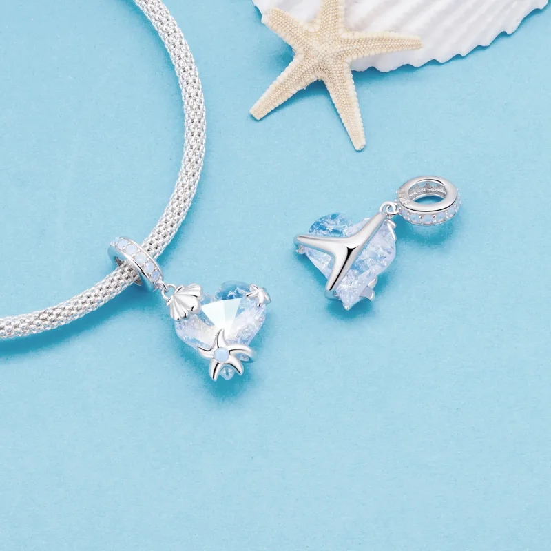 (zdjęcie do) Styl Pandora Charm w kształcie zawieszki z podwodnym światem - BSC869 - Wyświetl 4