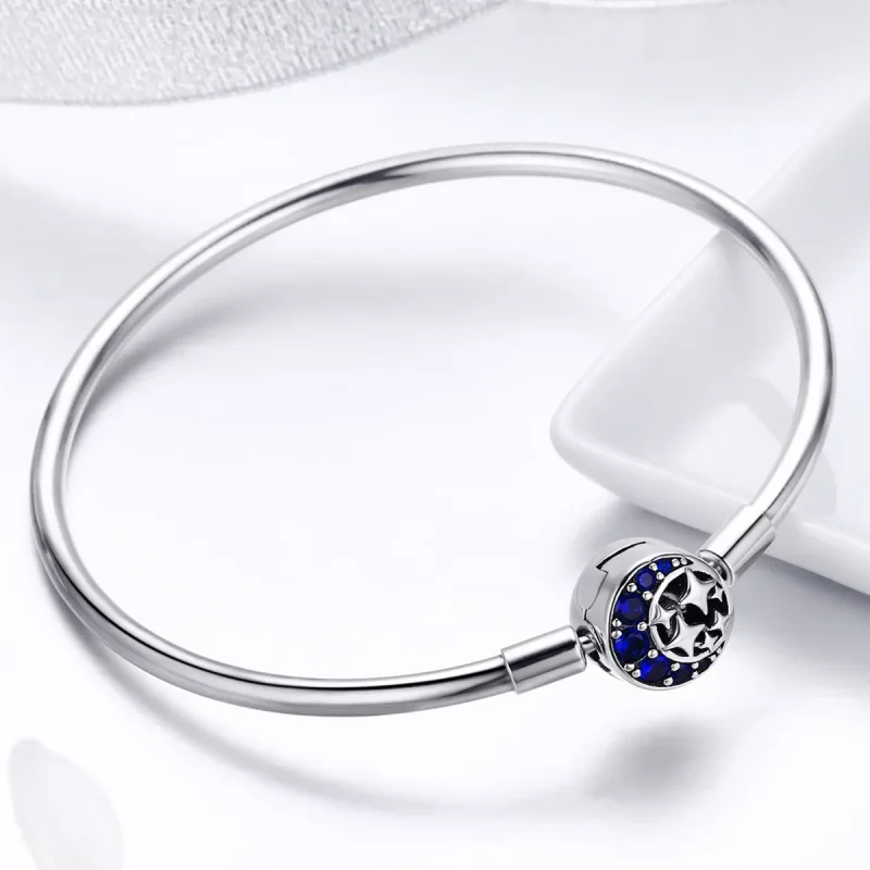 (zdjęcie do) Bransoletka Bangle Typu Pandora Gwiaździste niebo - SCB080 - Wyświetl 6