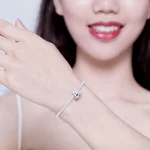 Bransoletka Bangle Typu Pandora Litera A - SCB829