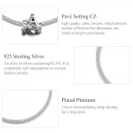Bransoletka Bangle Typu Pandora Litera A - SCB829