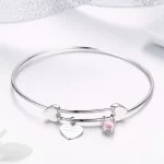 Bransoletka Bangle Typu Pandora Obietnica miłości - SCB124
