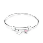 Bransoletka Bangle Typu Pandora Obietnica miłości - SCB124