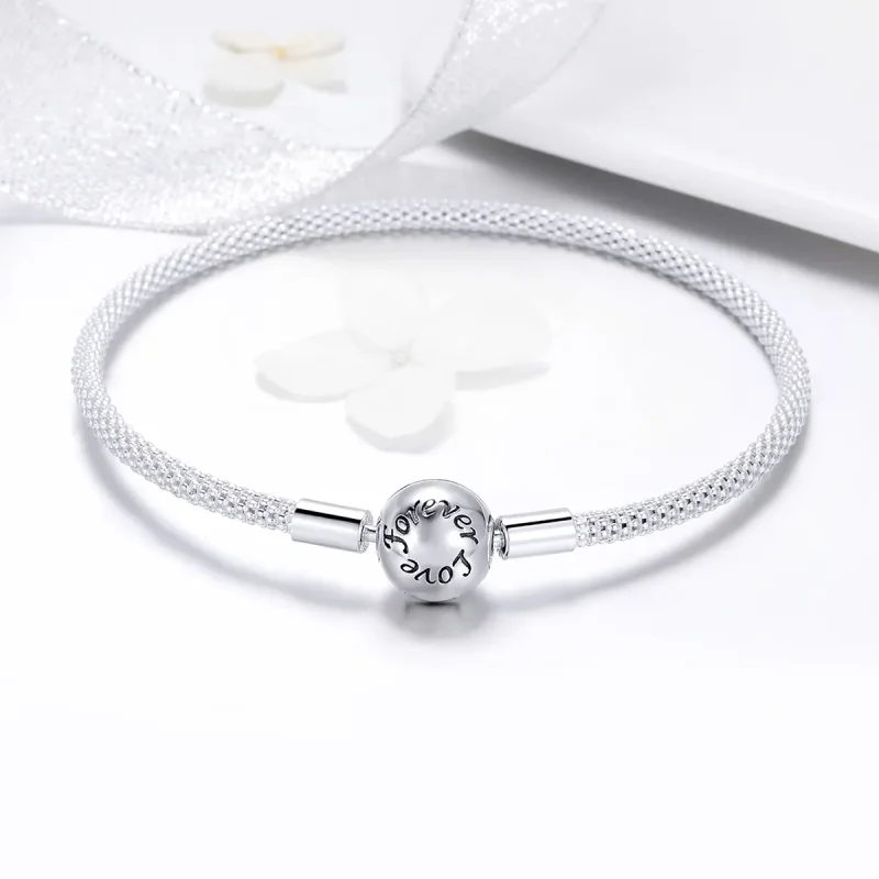 (zdjęcie do) Bransoletka Bangle Typu Pandora Wieczna miłość - SCB105 - Wyświetl 4