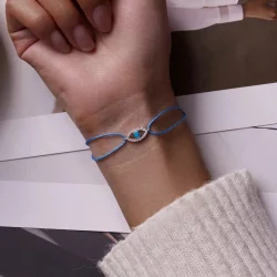 Bransoletka Typu Pandora diabelskie oko - SCB229
