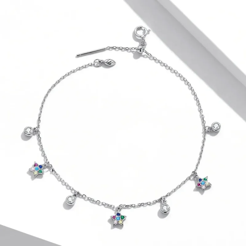 (zdjęcie do) Bransoletka Typu Pandora Gwiazda - SCB227 - Wyświetl 4