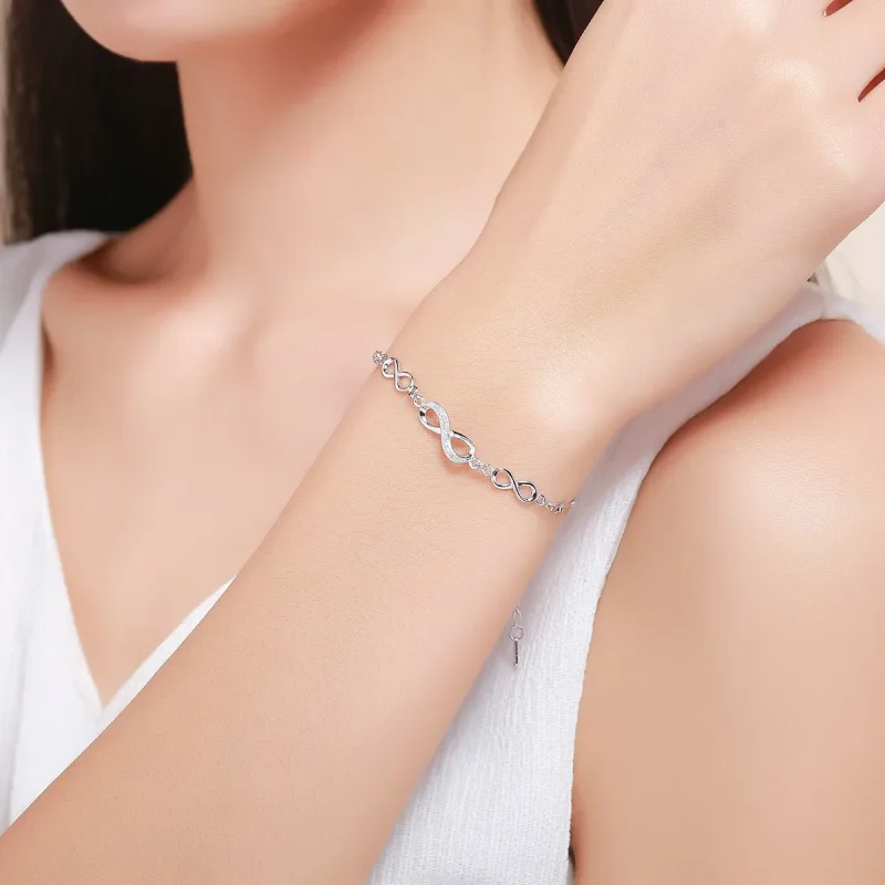 (zdjęcie do) Bransoletka Typu Pandora Niekończąca się elegancja - SCB037 - Wyświetl 2
