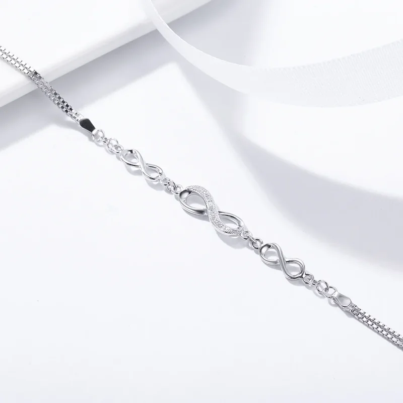 (zdjęcie do) Bransoletka Typu Pandora Niekończąca się elegancja - SCB037 - Wyświetl 4
